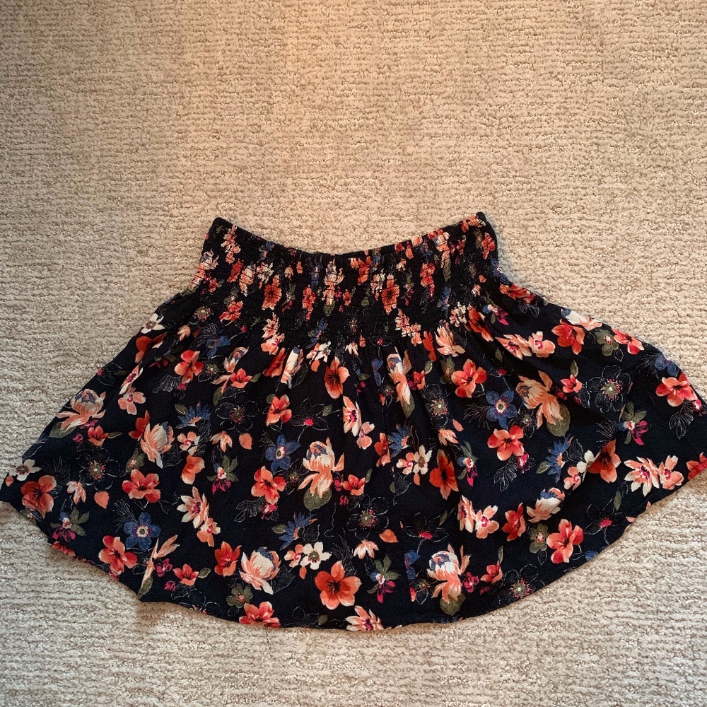 Hollister Floral Skirt